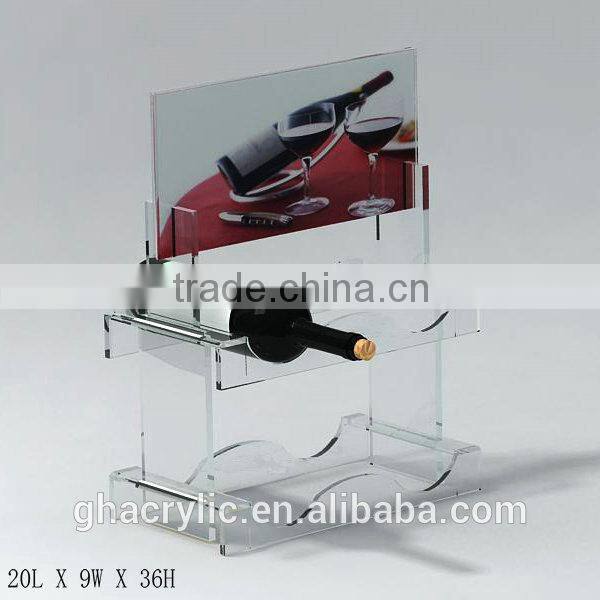 Durable and Elegant modern acrylic wine display rack,modern acrylic display rack