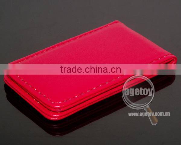 Leather Magnetic Business Card Case