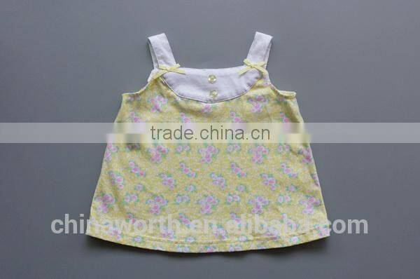 baby Wear The New Summer Children Vest Dress Baby Girls Vest Skirt