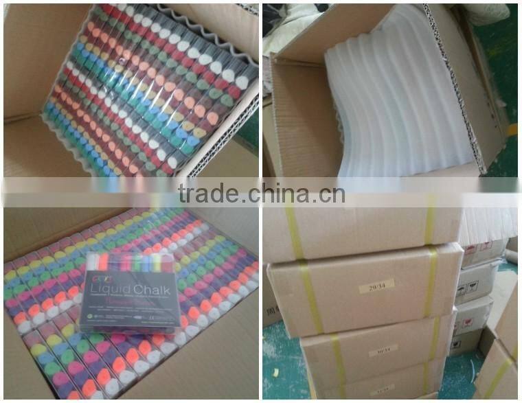 Innovative Amazon water based liquid chalk ink dry erasable ceramic marker pen