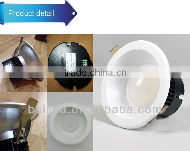 china high lumen tri-color led ceiling downlight light