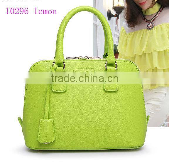 2015 10296 wholesale ladies fashion elegance PU leather satchel woman hand bag at low price