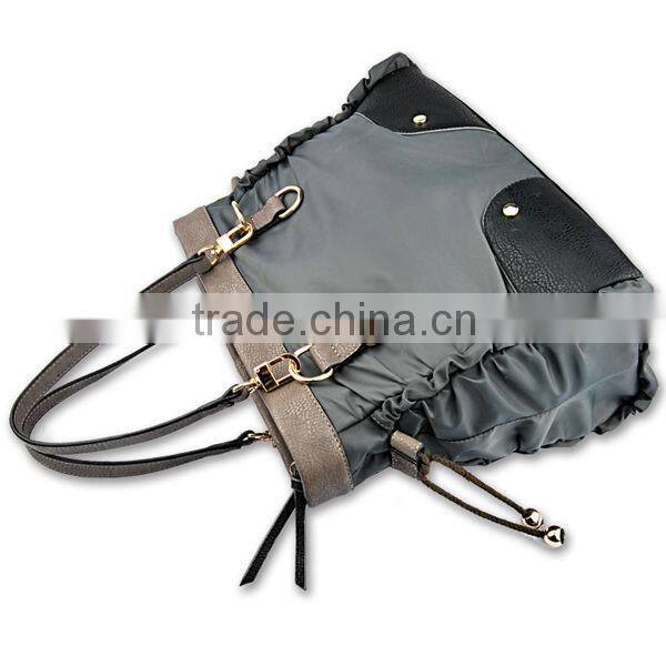 2207 New Arrival Grey Nylon Handbags for girls Designer Fabric bags wholesale