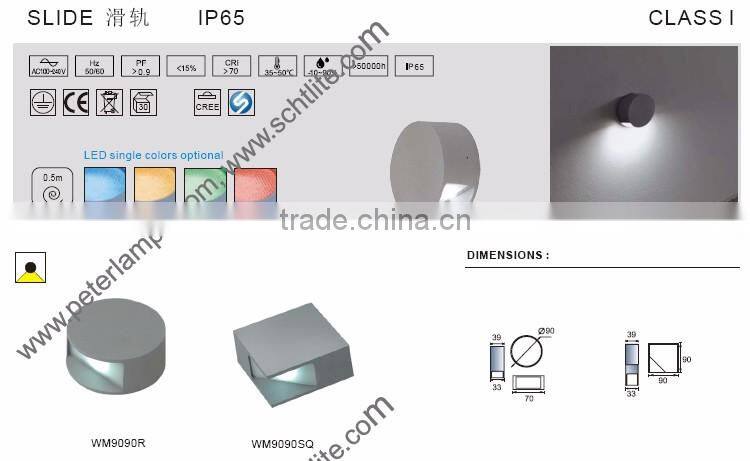 SLIDE IP54 modern outdoor indoor led stair boundary wall light