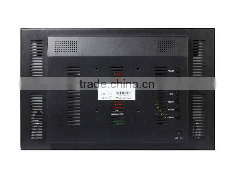Retail 22 wall mount advertising lcd capacitive touch screen monitor