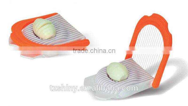 2016 Food Grade Plastic Mushroom Slicer Boiled Egg Slicer with String Plastic Cheese Slicer Egg Tools