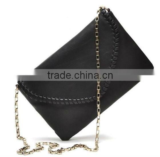 Small square single shoulder handbag envelope style bag