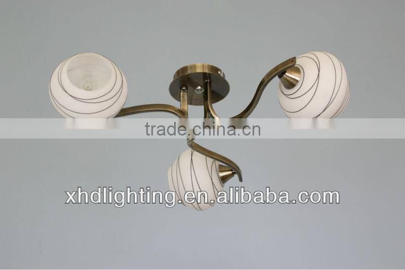Modern chanderlier lighting fixture /decoration glass ceiling lamp
