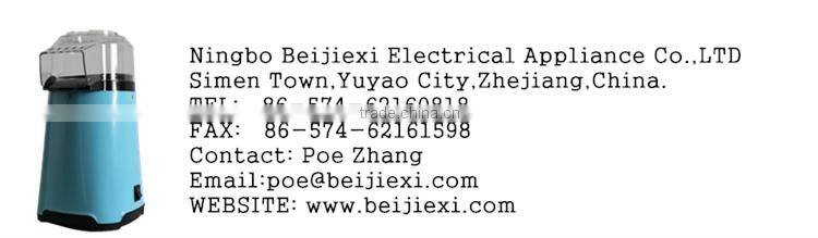 Simple operation of popcorn equipment