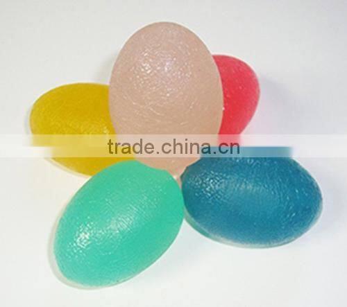 TPR egg shape exercise ball tpr grip ball, custom any pantone color, custom logo, size...