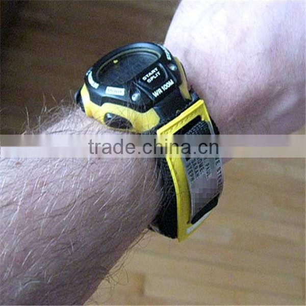 id watch tag engrave metal silicone id bracelet metal tag