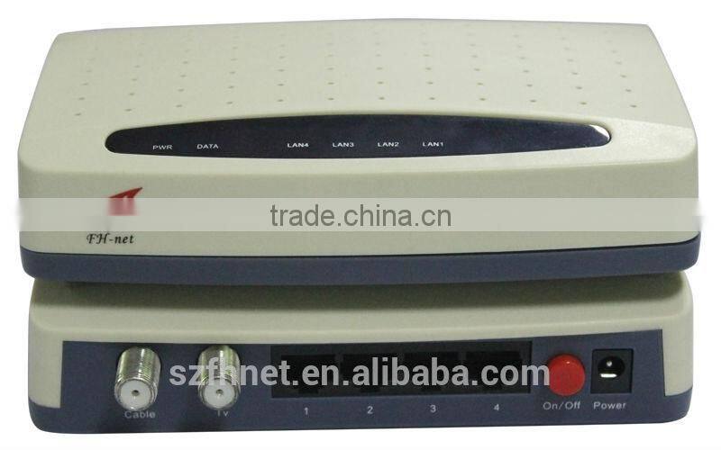 EOC slave Intellon7411 Ethernet Over Coax 4 outputs for CATV IPTV