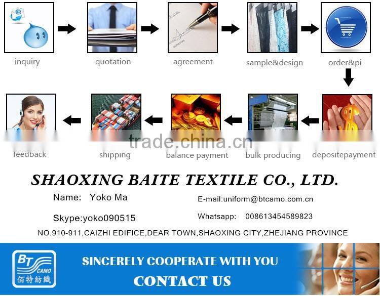 Black Ripstop Uniform Fabric