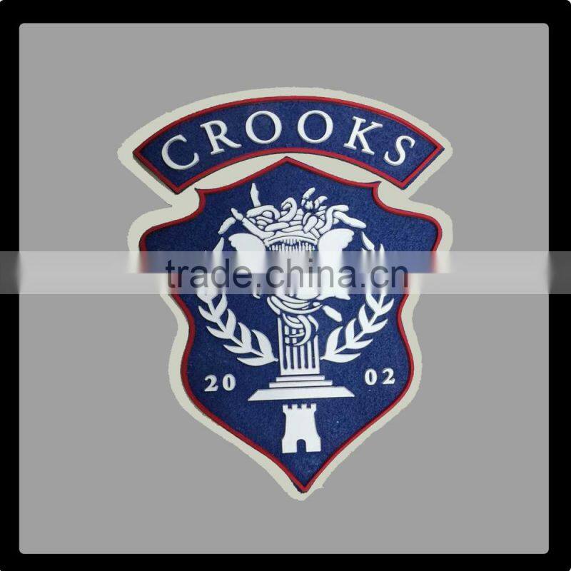 hot sale skull embroidery patches/ patch applique cheap price