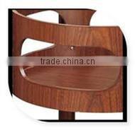 Advanced wood round wine service liquor trolley for Hotel Supreme hotel air restaurant saloon bar lobby
