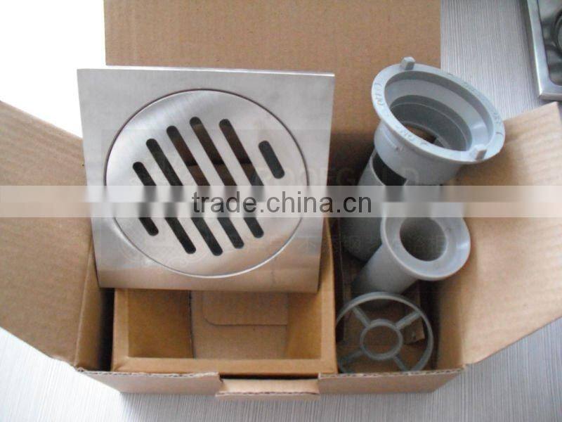 304stainless steel floor drain