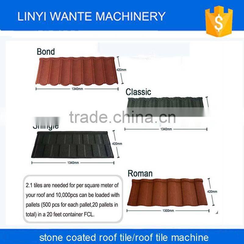 Trade Assurance solar roof tiles Stone Coated Metal Roof Tile For House, metal roof tile