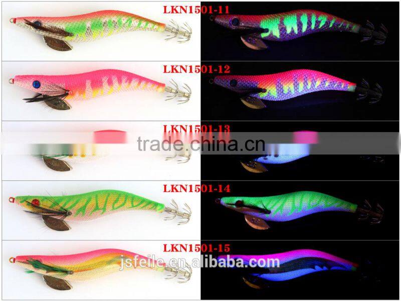 Transparent body purple back 3.0 squid jig