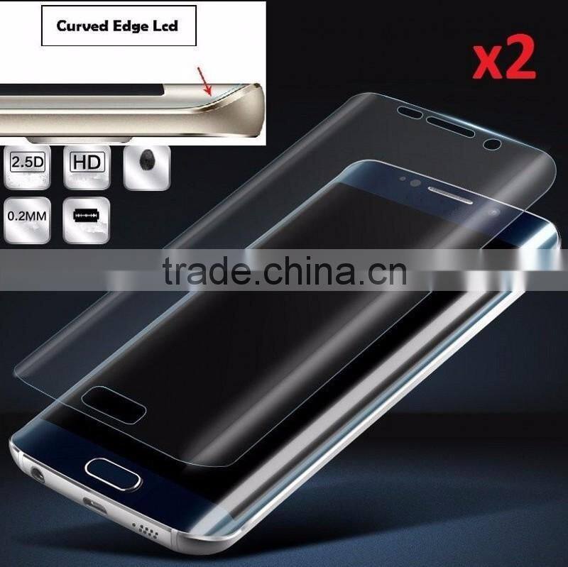 Transparent curved soft TPU screem protector guard film for samsung galaxy s7 edge