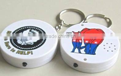 Kindly USB port sound Key chain great promotion gift for holiday/advertising