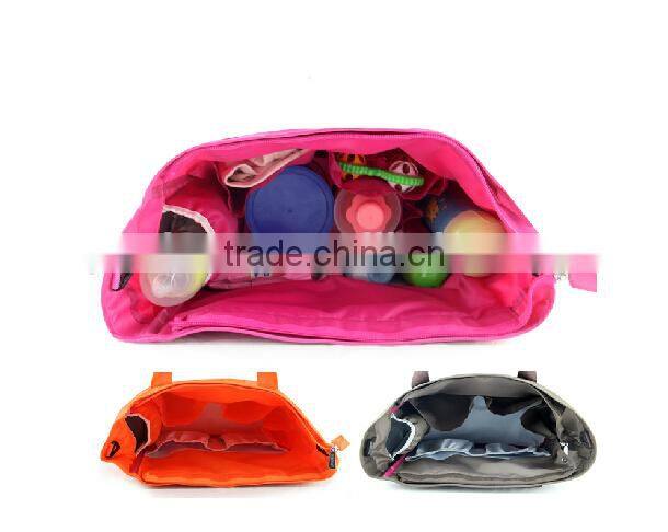 hanging baby bag/baby care bag/insulated baby bottle bag