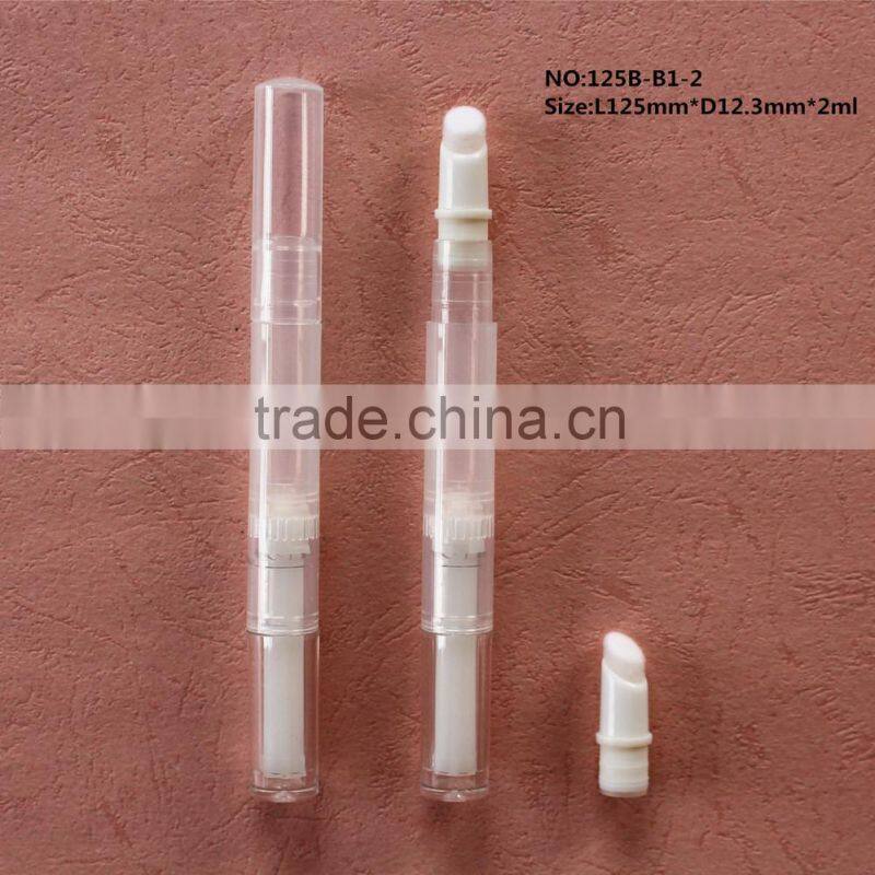 JY 2ml cosmetic twist pen for lip gloss,teeth whiting pen