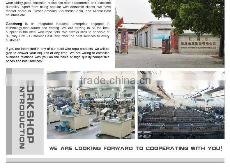 1.2mm Preformed Steel Wire Cable