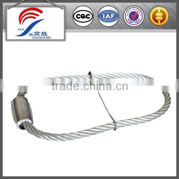 Precast concrete lifting loop wire rope slings