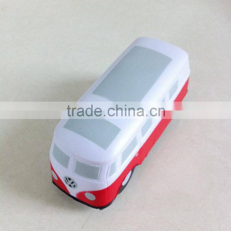 Das Auto shuttle bus pu stress promotional gifts