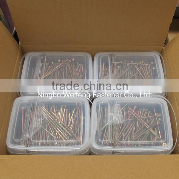 Columbia SUPPLIER r Bulk packing biack and zinc Fine thread 0508-26 roofing screw with washer rubber