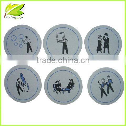 2014 Hot Sell absorbent paper coffee coaster