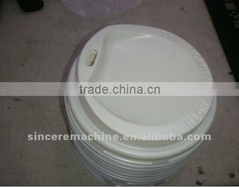 Plastic Lids making machine for milk tea cup