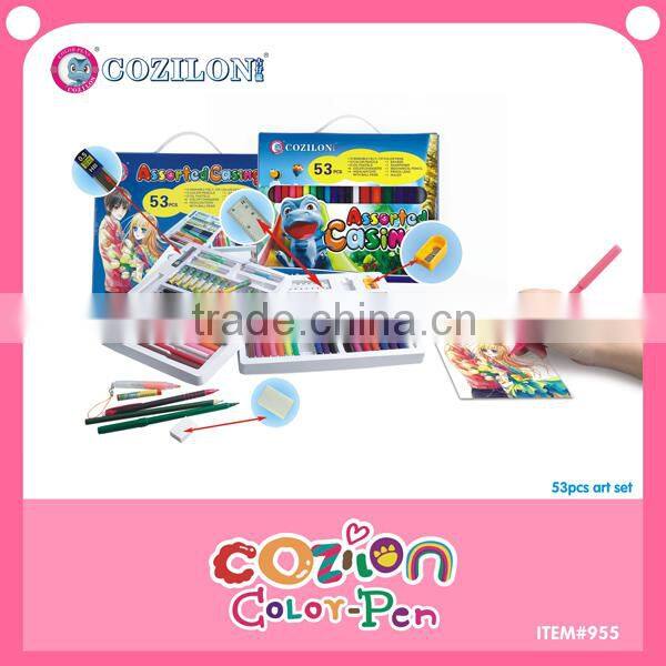 Cute stationery set for girls 53pcs