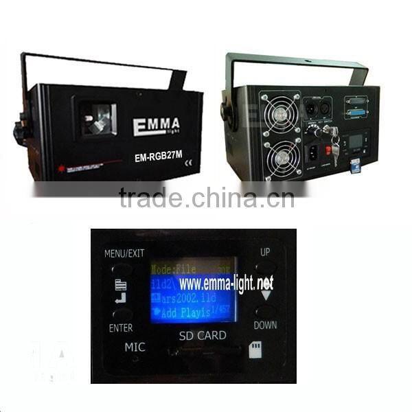 4W RGB laser effect show light , Touch Screen control laser disco,KTV, CLUB show light