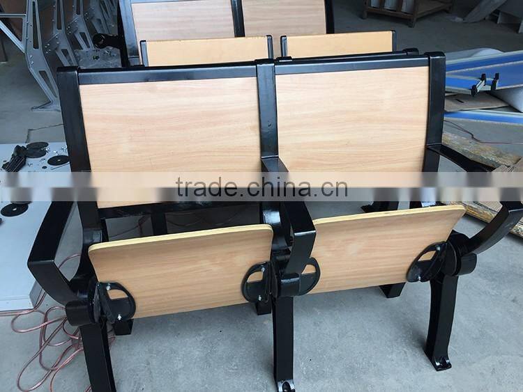 Cheap Attached Folding College School Student Desk and Chair HXFD002