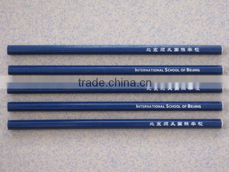 Promotion standard size round / hexagonal shape 2.0mm HB lead gift pencil with dipped top