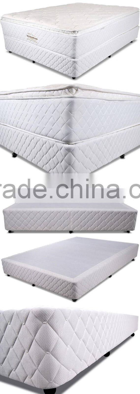 Pure white box spring bonnell coil mattress