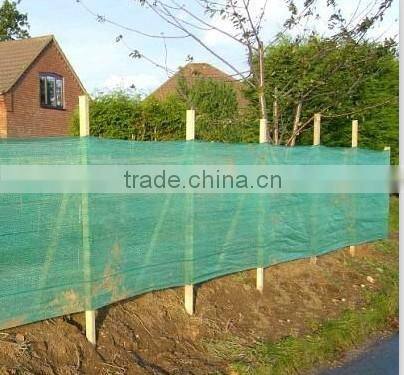 35% knitted windbreak netting green