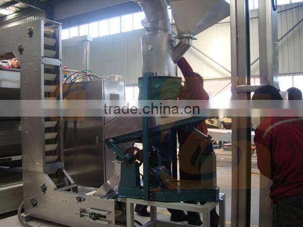 Stainless Steel Easy Maintenance Complete Peanut Shelling Sieving Line