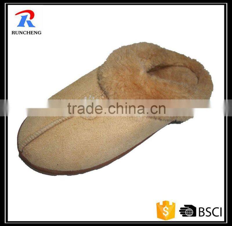 kahki soft warm home man slipper