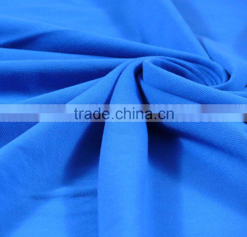 60% Cotton - 40% Polyester Beehive Pique Knitting fabric - Blue