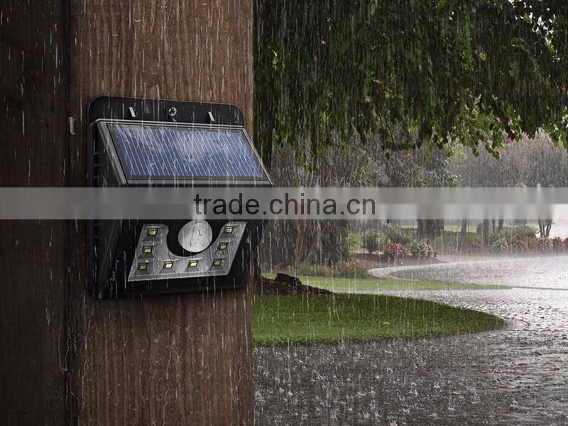 3 Lighting Level 50SMD LED Solar Motion Porch Lights Outdoor