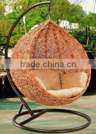 00 outdoor garden patio leisure elegant rattan swing hanging ball chair YPS082