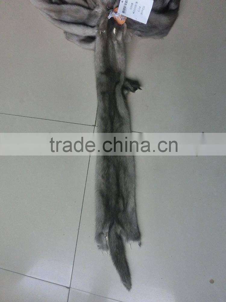 Factory Wholesale Cheap Price Natural White 100% Real Mink Skin