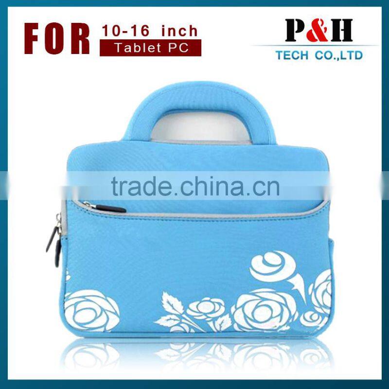 New products 2015 custom document neoprene laptop case, unisex gender neoprene laptop bag