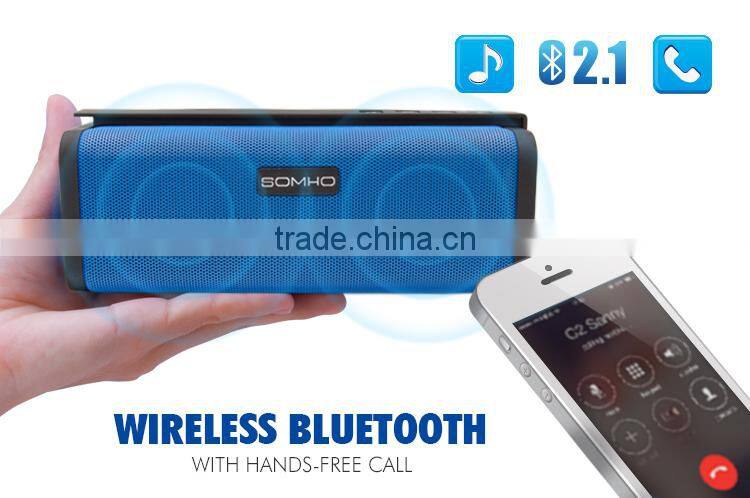 2015 new product wireless bluetooth boom box speaker, portable speaker box with NFC