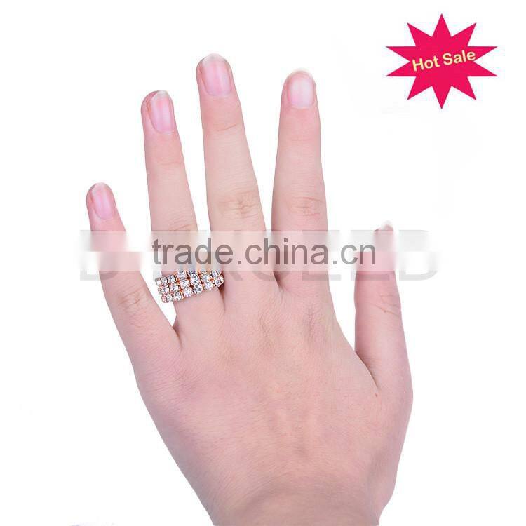 Top Sale Fancy Fashion Diamond Wedding Ring for Women