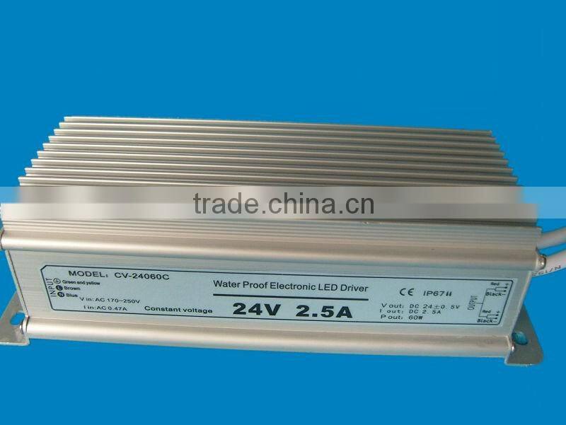 12V DC Power Supply Waterproof LED 60w