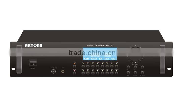 PA System Digital 10 Zones Paging Speaker Selector