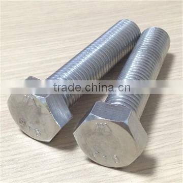DIN933 a2 70 bolt stainless steel full thread